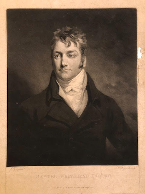 Engraving of Samuel Whitbread 1806. (S22) - Image 2 of 6