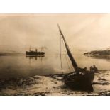 Shipping photograph, Soviet Icebreaker, Malygin. Press photo from New York Times Berlin, 1933.