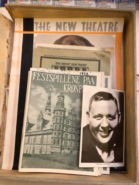 Two boxes of vintage theatrical programmes and photographs. 1920s-1950s. Broad selection incl - Image 2 of 8