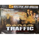 5 Movie Posters: American Hustle Entrapment The American President Peter Grimes Traffic 100x76 cm