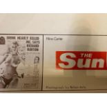 Sun Calendar, 1st ever published in 1975. Good condition with some wear with original postage tube.