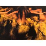 Mikhail Baryshnikov photographic print. Traditional Hula Dancers, 139.70x111.44cm. Entitled #13,