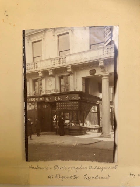 Photographs of shops, incl Regent St, London. One of a Marketplace blind stamped Frith Series. (4) - Image 2 of 8