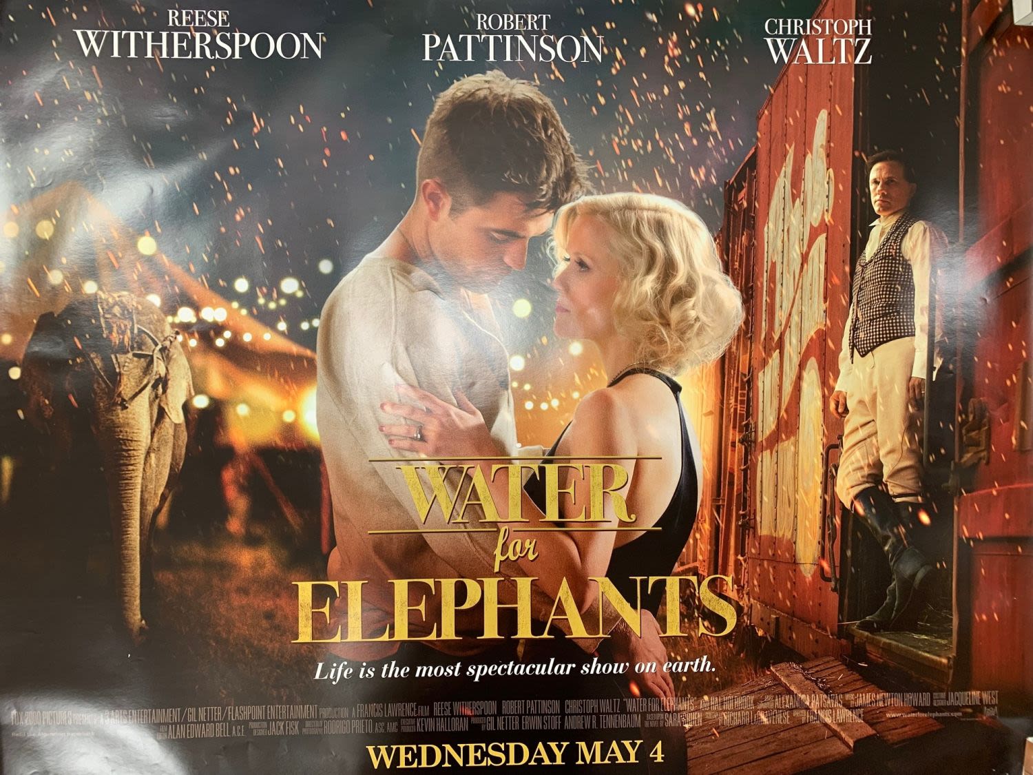 4 Movie Posters: Water for Elephants Beginners Anything Else Strictly Ballroom 100x76 cm