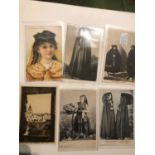 Portuguese postcards, vintage, most in good condition, all in plastic cases. (19)