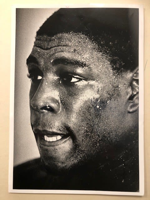 Frank Bruno press photograph Approx 20x30cm - Image 2 of 3