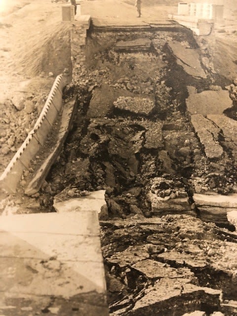 Press prints, early to mid 20thC. Possibly image of bomb damage. Largest approx 20x26cm. (U5) - Image 4 of 8