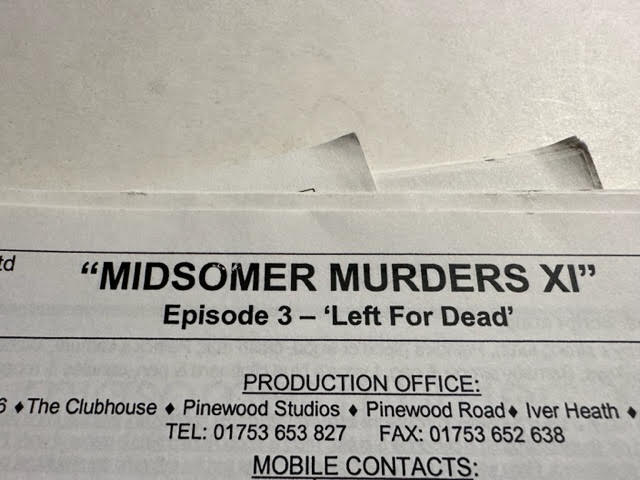 Midsomer Murders, TV script production notes and other details. - Image 6 of 6