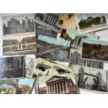 London postcards and an album of London photographs. Mid 20thC. Approx 60
