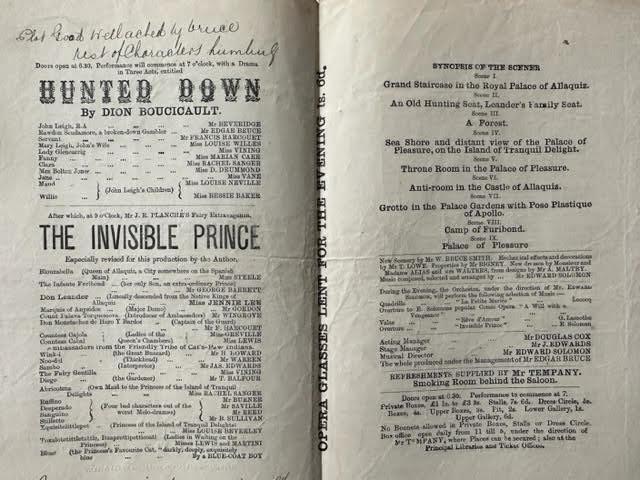 Theatre programmes, Globe Theatre and another, 19thC. - Image 3 of 7