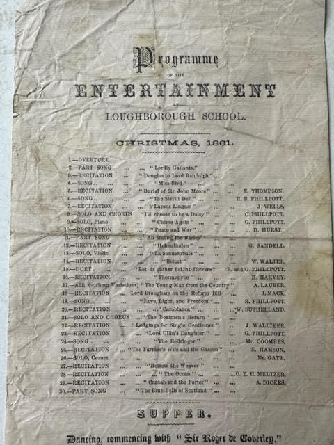 Theatre Royal and Loughborough School programmes, 19thC. - Image 4 of 4