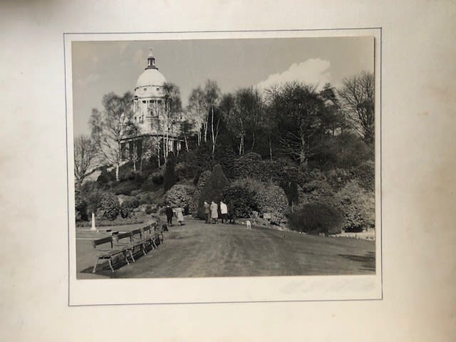 E J Crookall, photograph 1930s. Mounted on board. Approx 30x36cm F3