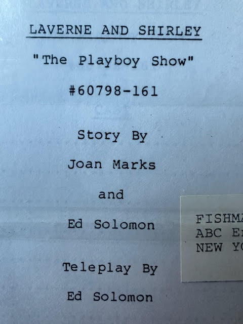 Laverne and Shirley teleplay/script 1982. - Image 2 of 5