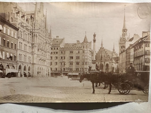 Photographs of Horses and carts, plus a City Cathedral image. - Image 2 of 12