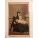 Princess Victoria, daughter of Queen Victoria carte de visite 10cmx6cm