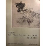 Toulouse Lautrec gallery catalogue. Matthiesen Gallery 1951 Approx 21x26cm (B3)