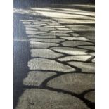 H Heidersberger, photograph of a paved pathway. 182 x 185mm. (M23)