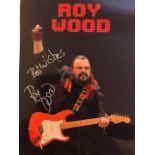 Roy Wood signed promotional flyer.