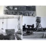 Harland and Wolff shipyard photographs, vintage (BM22)