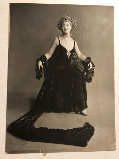 Hay Wrightson photograph portrait at the Empire Ball, 1930s. Stamped on reverse. - Image 2 of 3