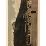 Panoramic vintage postcards. (8)