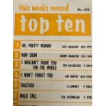 Top Ten, record chart. 1964, 1973 and 1974