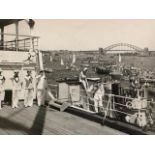 Queen Elizabeth II tour photographs from 1950s. Includes Sydney Harbour.