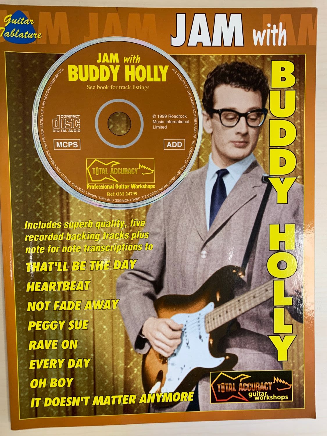 Buddy Holly, two books. Jam with Buddy Holly and Play Guitar with Buddy Holly. Both in good - Image 3 of 4