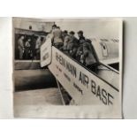 US Airforce press photograph 1962 Approx 20x21cm
