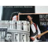 Eric Clapton concert programmes from 1989/90. (3)