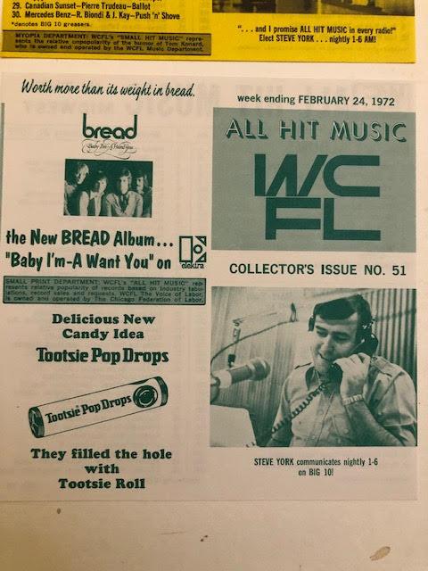 Music charts, WCFL All Hit Music record Lists, 1972. (4) - Image 10 of 13