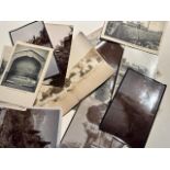 Indian photographs and postcards. mixed subjects. Most captioned on reverse.