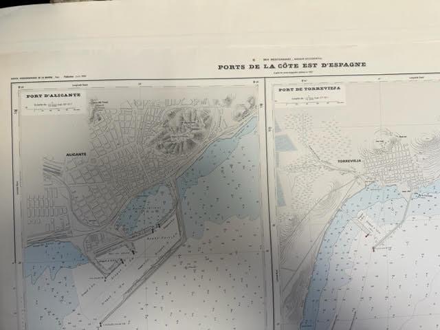 Maritime charts, vintage various destinations. Largest 100x70cm. - Image 17 of 18