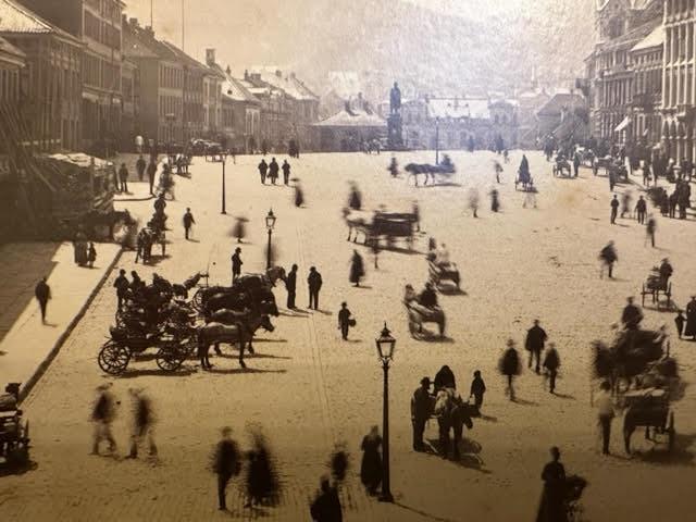 Photograph of Bergen in Norway mounted on board. C1880s - Image 3 of 7