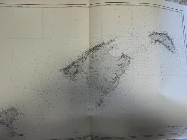 Maritime charts, vintage various destinations. Largest 100x70cm. - Image 12 of 18