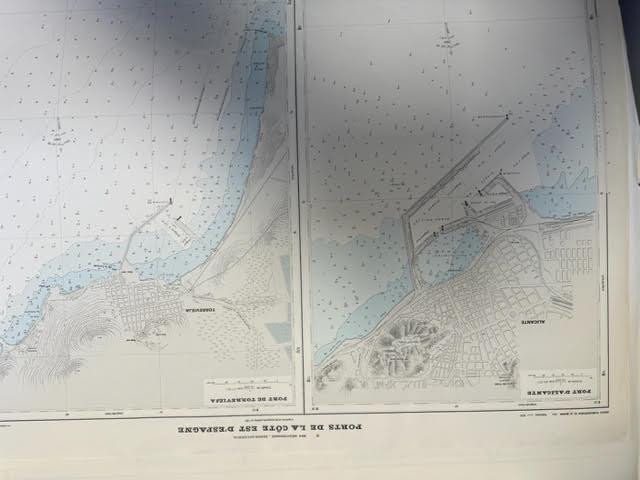 Maritime charts, vintage various destinations. Largest 100x70cm. - Image 16 of 18