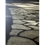 H Heidersberger, photograph of a paved pathway. 182 x 185mm. (M23)