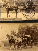 Late 19thC Portrait photograph of Queen Mary, as Princess. Victorian Lady, horse and cart and simila