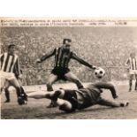 Football press photos, 1970s. Silver gelatin prints, Milano, Bologna, Bergamo. approx 24cm187cm