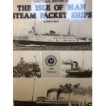 Isle of Man, set of unused commemorative postcards for Steam Packet Ships in the form of a booklet.