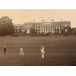Photograph of a cricket match, 1902.(D22)