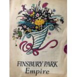 Finsbury Park Empire, theatre programme for July 1940. Includes an entrance ticket for the same date