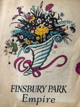 Finsbury Park Empire, theatre programme for July 1940. Includes an entrance ticket for the same date