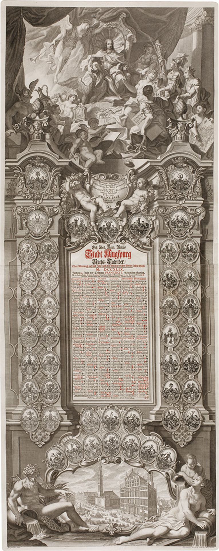 Raths-Calender, Deß Heil. Röm. Reichs Stadt Augspurg,