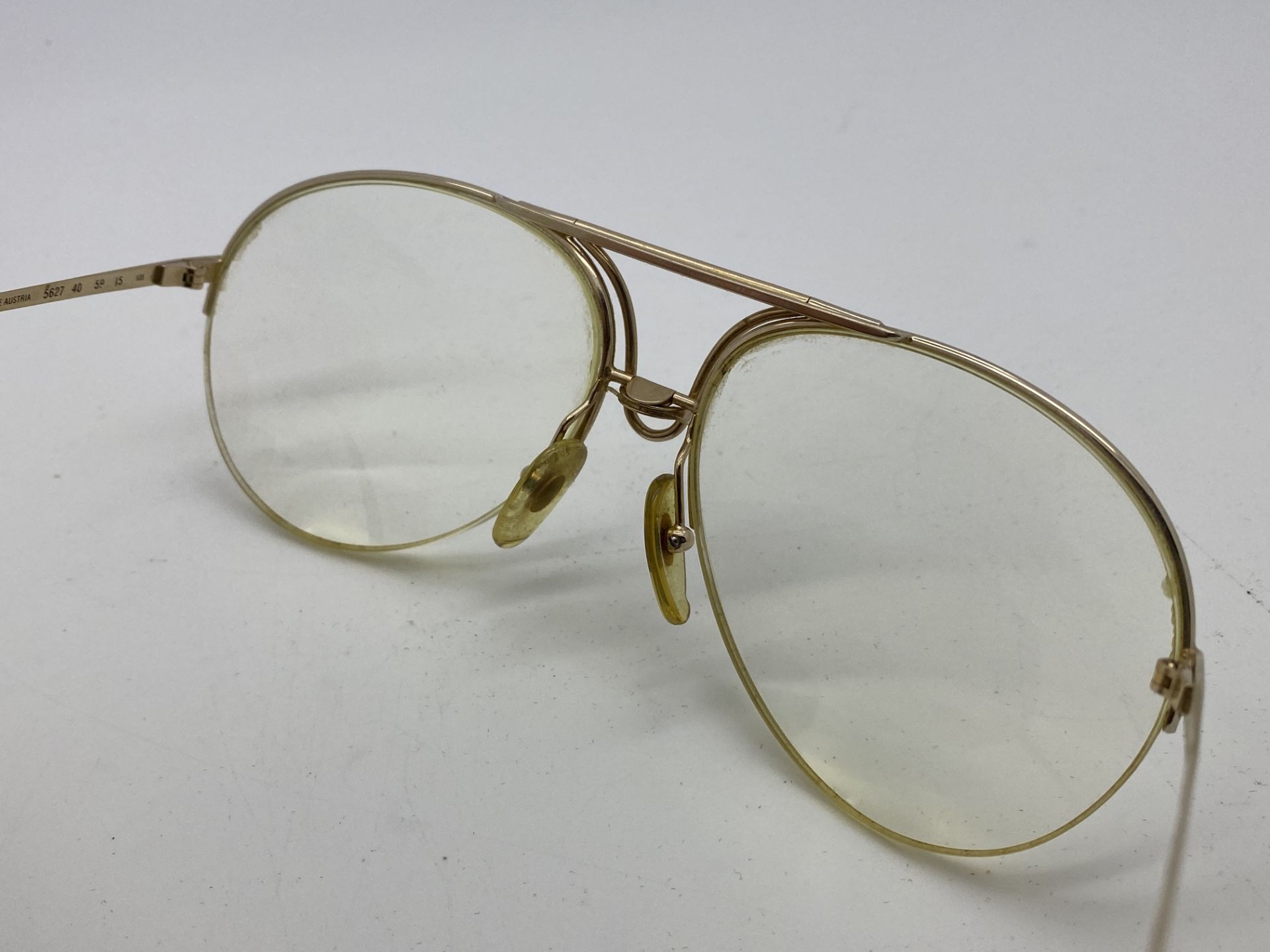 PORSCHE CARRERA VINTAGE GOLD COLOURED FRAMED GLASSES WITH ORIGINAL CASE - Image 7 of 9