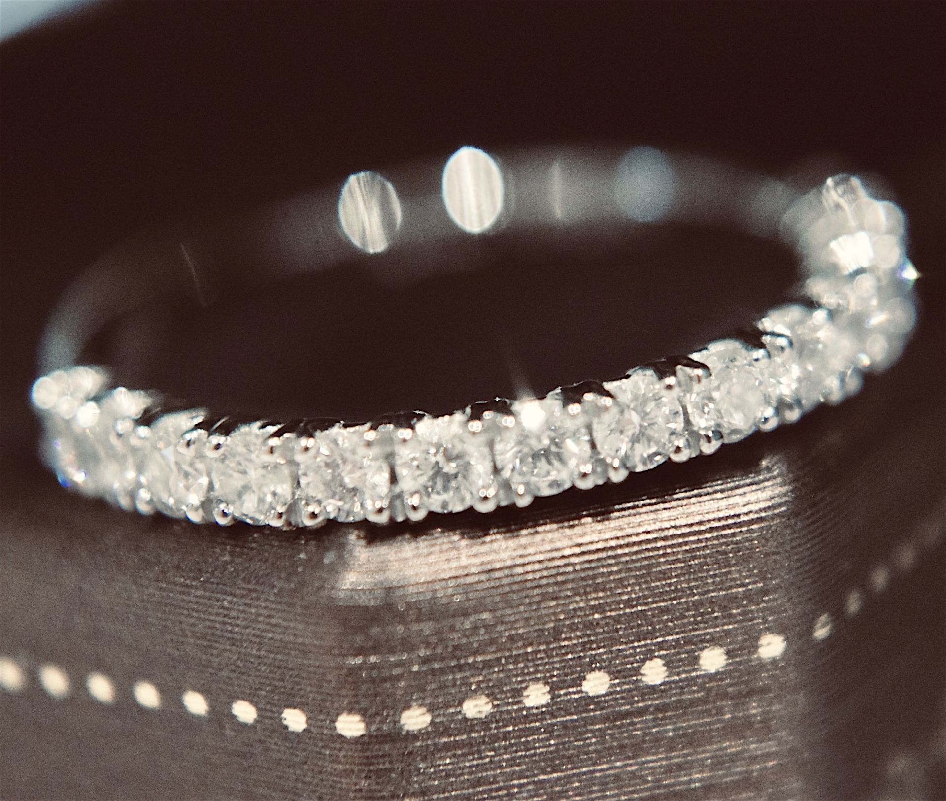 PLATINUM DIAMOND ETERNITY RING FROM BROWNS JEWELLERS (0.66CT VS2 - G QUALITY)