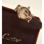 CARTIER 'COLISEE' MUST DE CARTIER - 18K GOLD VERMEIL (925) LADIES DRESS WRISTWATCH