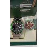 *RARE* ROLEX SUBMARINER REF. 16610LV "KERMIT" AMAZING COLLECTORS SET - EXCELLENT CONDITION