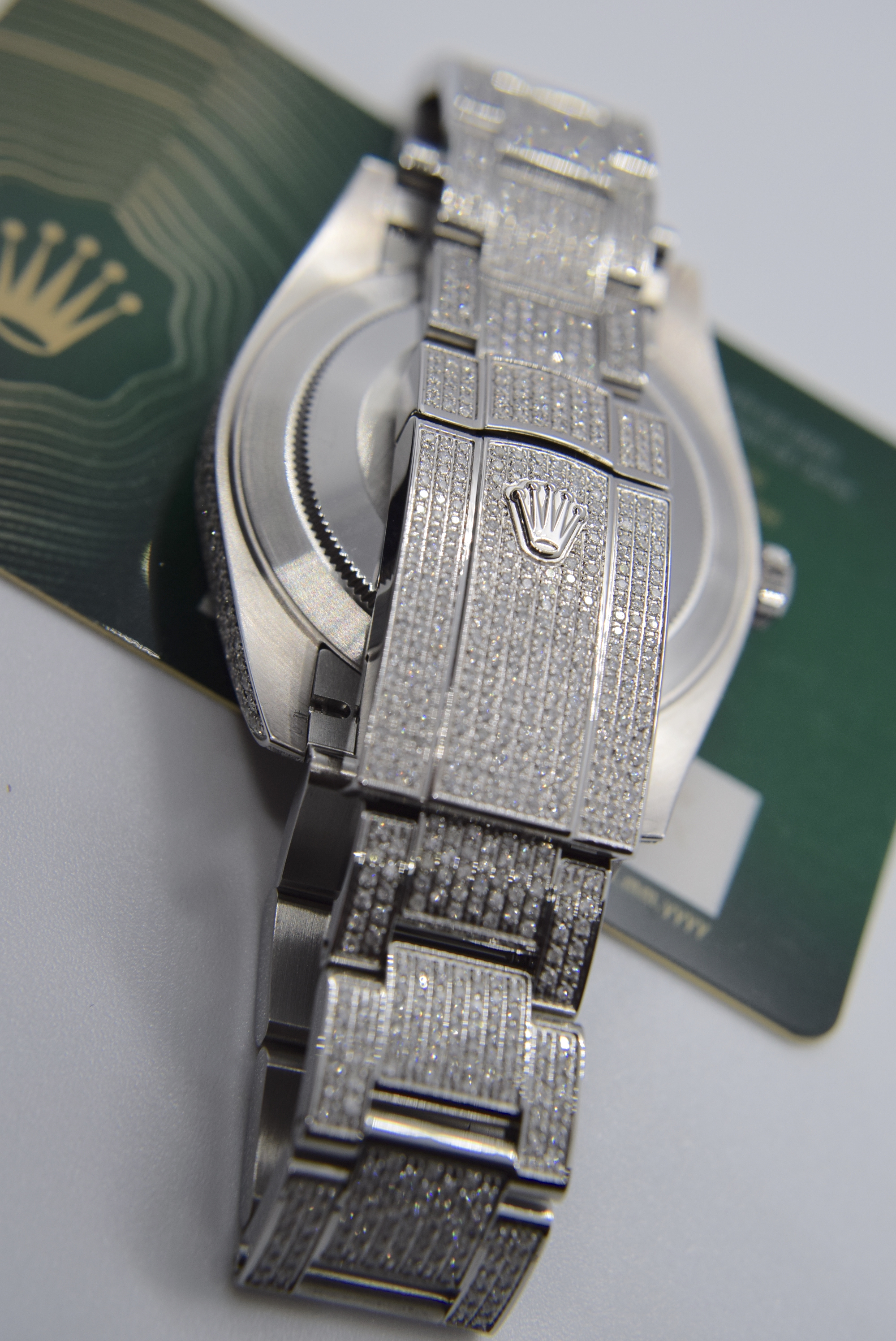 2022 ROLEX DATEJUST 41 REF. 126300 (FULLY DIAMOND-SET) WITH CERTIFICATE CARD - STAINLESS STEEL 41MM - Image 2 of 8