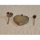 RARE SILVER HEART PERFUME HOLDER - TIFFANY & CO